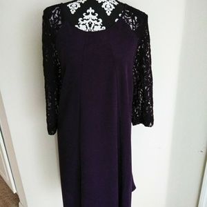 Melonie T Purple Dress Size 18W